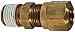 Dixon 1/2" Tube x 3/8" Pipe x 11/16"-20 Straight Thd, Brass Male Connector (68NAB86VS)