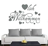 wandtattoo willkommen zu hause Licht-/UV-Beständig und nahezu unbegrenzt haltbar