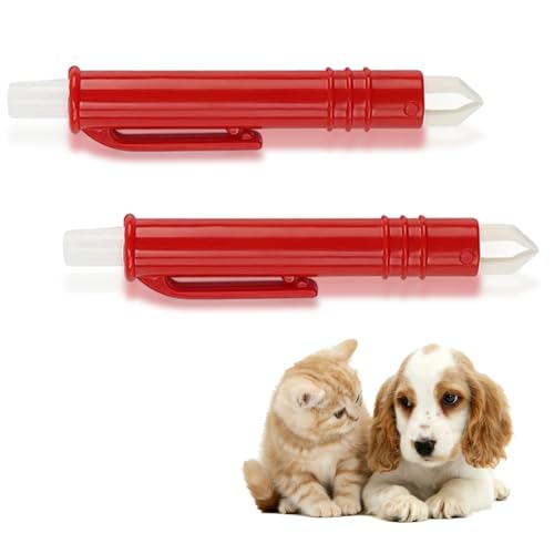 Favson El paquete incluye 2 pinzas rojas para garrapatas. El tamaño de las pinzas para garrapatas es: 9,3 x 1,7 x 1,3 cm, el peso es de aproximadamente 7,2 g. Ligero y portátil, fácilmente accesible