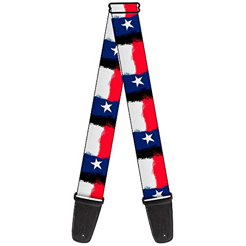 Image of Buckle-Down GS-W32098 inchTexas Flag Painting inch Guitar Strap
