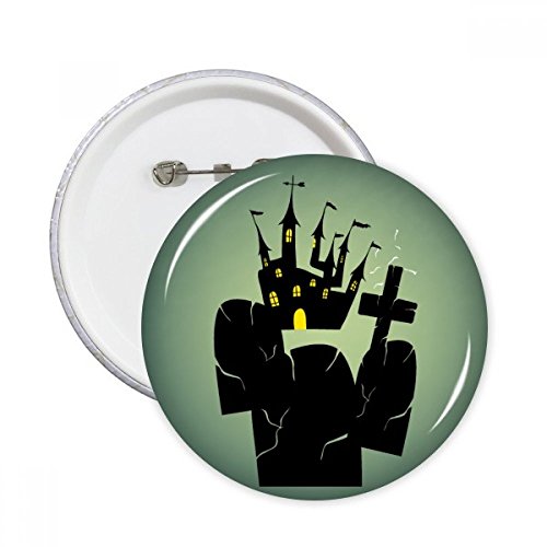 Bouton château Halloween lot de cadeaux multicolores pour fans de gothique