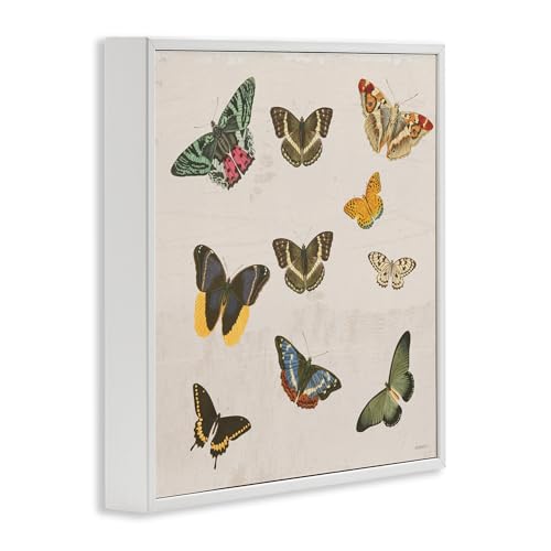 Poster encadré papillon blanc Stupell fabrication États-Unis - 3