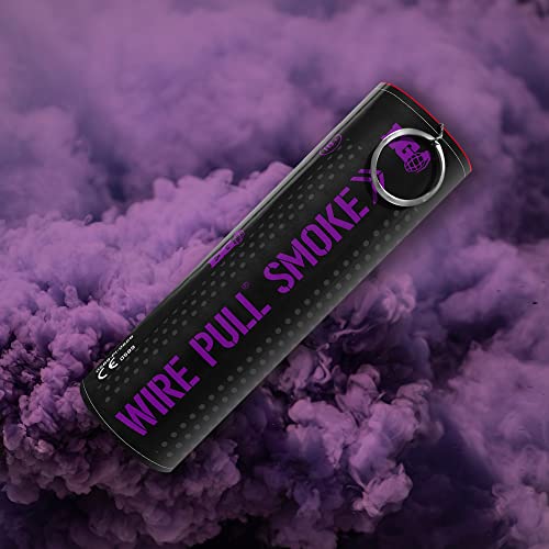 Enola Gaye WP40 Smoke Grenade: Wire Pull® Coloured Smoke Flare Bomb Ideal for Weddings ~ Gender Reveal ~ Photography ~ Special Effects (Purple) - Image 4