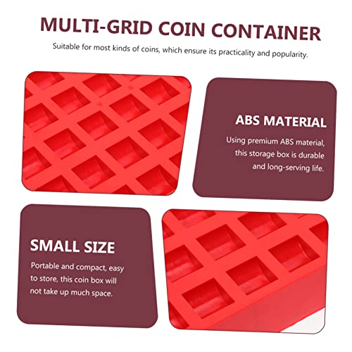 Set de caja organizadora para monedas OSALADI ABS miniatura 3