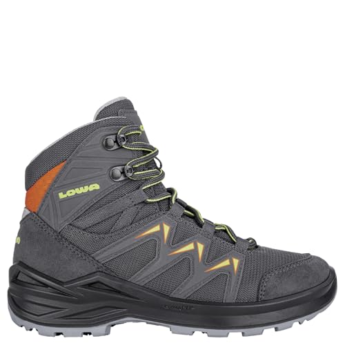 LOWA INNOX PRO GTX MID Junior Medium Boots, Graphite Avocado, 19.5 cm