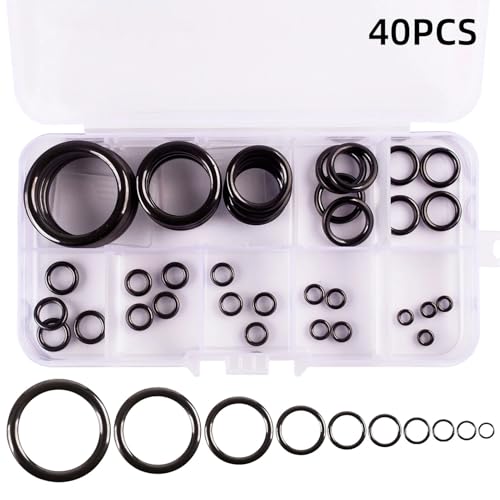 Kit de reparación de guías para caña de pescar 80 piezas miniatura 5