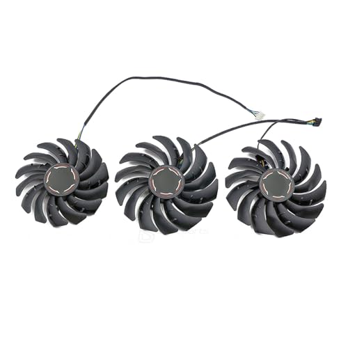 Ventola di ricambio per schede grafiche MSI RTX 2070 Super 2080 Ti Gaming X Trio (set di 3 ventole)