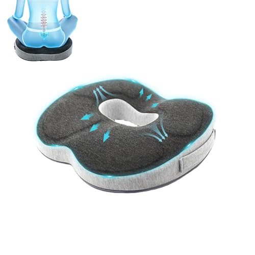 NCONCO Anti-Dekubitus-Stuhlkissen, Hämorrhoiden Sitzkissen Orthopädisches Donut-Kissen zur wirksamen Linderung von Prostata, Ischias und Rückenschmerzen, ideal für Büro, Auto und Rollstuhl