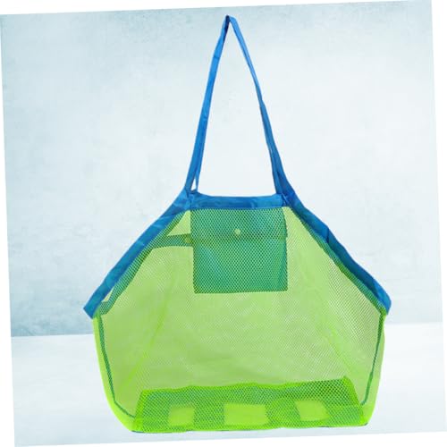 PRETYZOOM Large Capacity Mesh Tote Bag for Beach Dacron and Oxford Storage Pouch with Handle Portable Outdoor Organizer for Boys4
