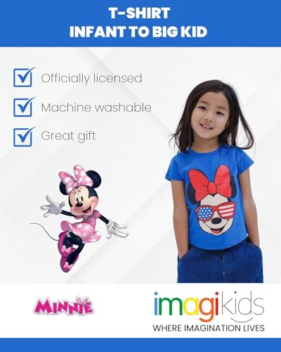 Disney Minnie Mouse Valentines Day St. Patrick's July 4th Halloween Christmas School T-Shirt Infant to Big Kid3