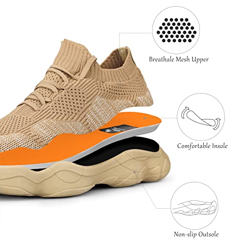 Image of Feethit Mens Slip On Running Shoes Breathable Lightweight Comfortable Fashion Non Slip Sneakers for Men
