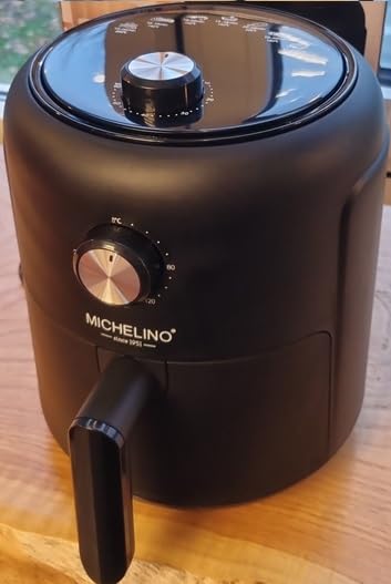 Michelino Heißluftfritteuse 2,6 Liter I Heißluft Fritteuse I Airfryer Air Fryer I 1000 Watt I Bratrost I Zeitschaltuhr I Frittieren ohne Fett – Bild 8