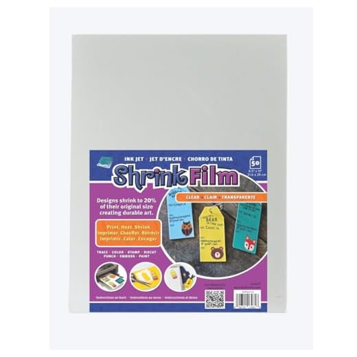 Grafix Printable Clear Shrink Film