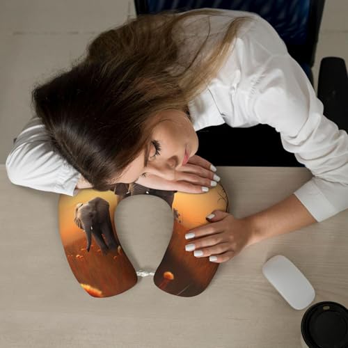 Almohada de viaje de espuma viscoelástica tamaño único miniatura 7