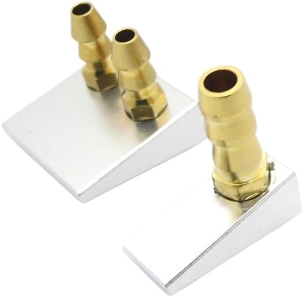 RC Boat Water Cooling Inlet Pickup Bottom Dual Water Nipple Nozzle for RC Boat Mono Speedboat Hydroplane CAT(Single Nipple)