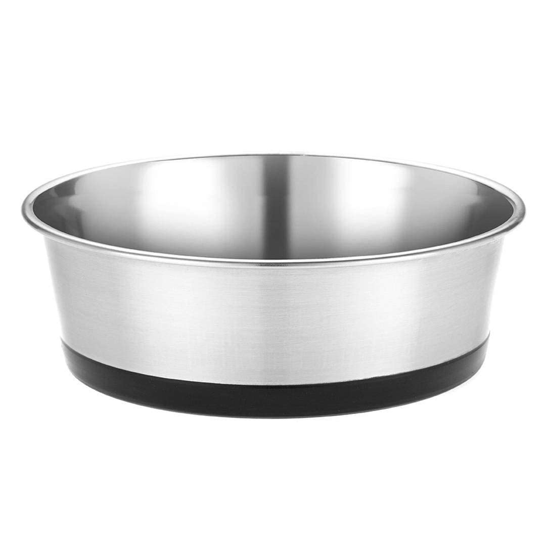 Foodie Puppies Stainless Steel Bowl with Black Base - Mixing Bowl, 1600ml (Large) | Perfect for Medium to Large Dogs | Versatile and Perfect for Food or Water, Non-Slippery Bowl (B0CT3BH6C3) Amazon Price History, Amazon Price Tracker