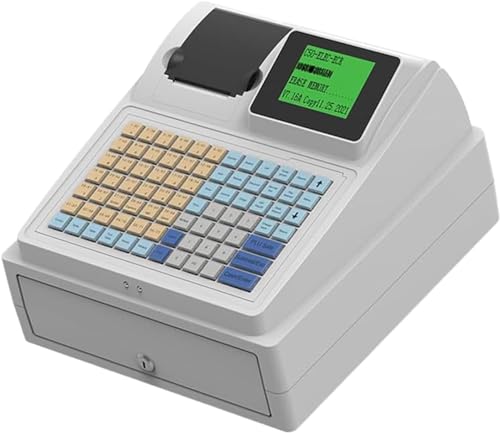Caja registradora POS portátil y electrónica con teclado de 81 teclas