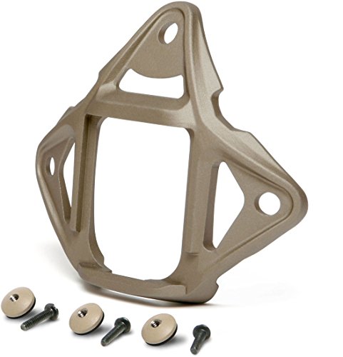 DLP Tactical 3-Hole Type 2 Skeleton NVG Mount Shroud for ACH/MICH/OPS-Core Fast/Crye AirFrame Helmet (Tan)