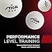 STIGA Tournament-Quality 3-Star Ping Pong Balls – Official Size and 40mm Weight – Ultimate Durability and High-Performance Table Tennis Balls – 6 Pack (White) - for Indoor/Outdoor Ping Pong Tables