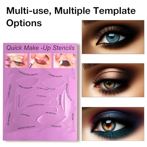 Kit de plantillas para maquillaje de ojos y cejas miniatura 4