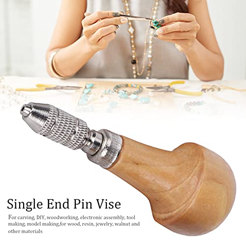 3 Set Pin Vise Lock Nozzle, Graver Type Chuck Single End Pin Vise Gold Jewelry Production Making Tool