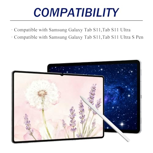 Stylet pour Galaxy Tab S11 Ultra blanc compatible avec tablette Samsung