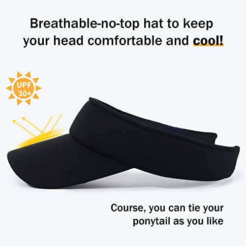 Ntlwkr Sun Visor Hat Adjustable Velcro Outdoor Sports Cap For Men Women Adults #TOP3