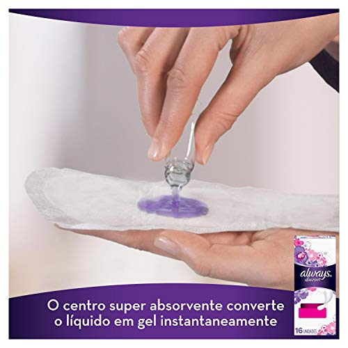 Protetor Diário Always Discreet Escapes De Urina 16 Unidades