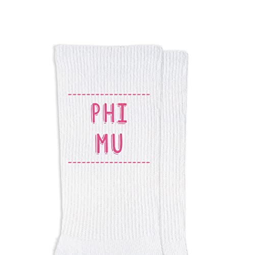 Sorority Name Crew Socks4