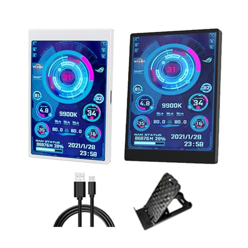 Image of 3.5Inch Type C Portable Secondary Display Dynamic Wide Viewing Small Monitor for Multifunction