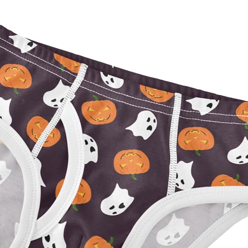 Cotton Little Boys Briefs Soft Halloween Ghost Toddler Underwear4