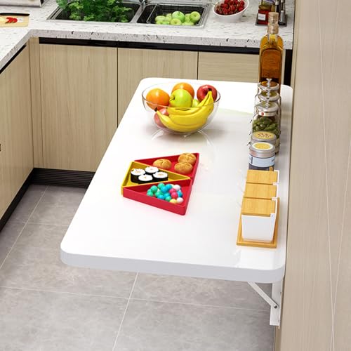 Bureau mural pliable : optimisez vos petits espaces avec ce meuble robuste - 7