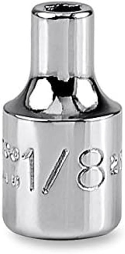 Stanley Proto J4704 1/4 Drive Socket 1/8, 6 Point