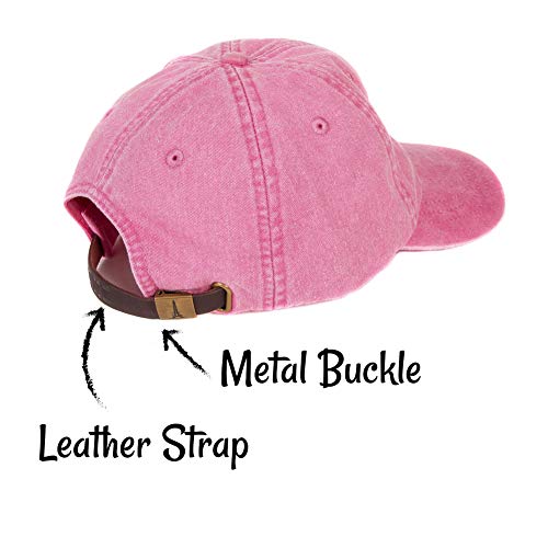 Alpha Gamma Delta (N) Sorority Baseball Hat Cap Cursive Name Font Alpha Gam (Hot Pink - N) #TOP4