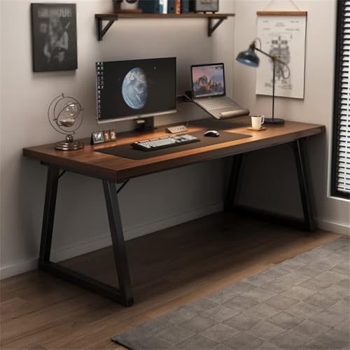 Bureau d'écriture stable en bois massif pour soulager le manque d'espace - 3
