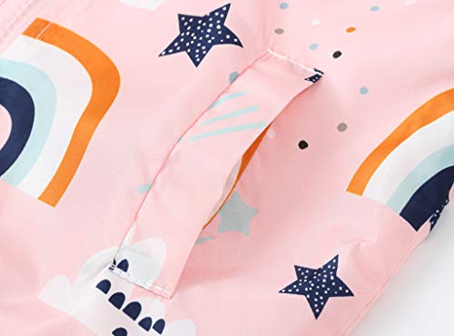 Image of TUIJI Toddler Jacket Hooded Trench Lightweight Windbreaker