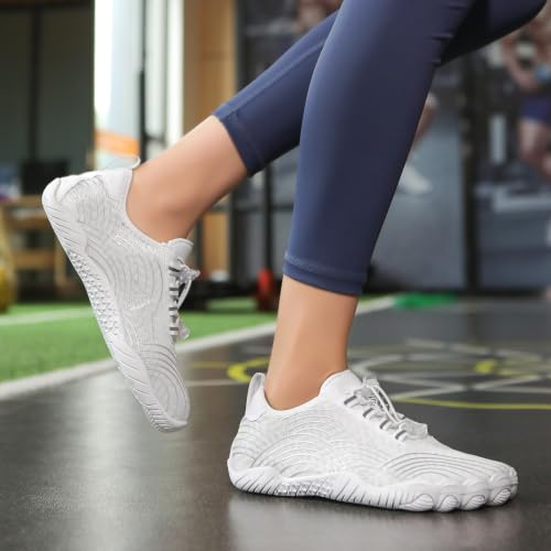 Image of Hike Barefoot Shoes for Women Men with Wide Toe Box, Healthy & Non-Slip Breathable Barefoot Water Shoes Beach Pool Aqua Swim Surf Hiking Walking Shoes