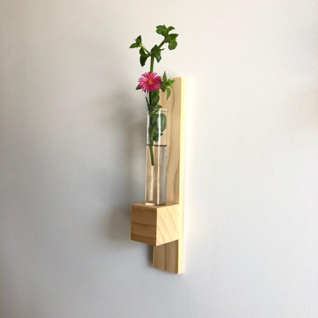Image of Test Tube Wall Planter (Set of 2) | Hanging Planters | Stick to Wall | Wall Planter | Planter for Indoor Plants |Decorative Planter (Comes with Double Sided Tape)