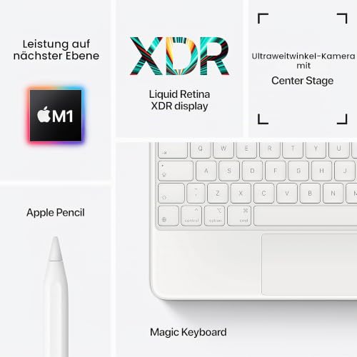 Apple iPad Pro 2021 (12,9-Zoll, Wi-Fi + Zellular, 256GB) - Space Grau (Generalüberholt) – Ansicht 5