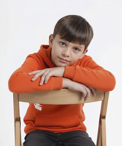 Image of KYDA KIDS Boys 100% Cotton Hooded Neck Long Sleeve Sweatshirt with Hoodies Winter Wear