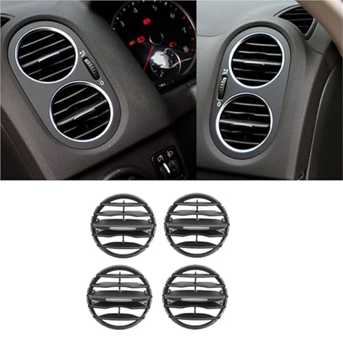 Panel de salida de aire central de salpicadero coche compatible con VW Tiguan 2010-2017 OEM 3
