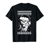 Star Wars Chewbacca Ugly Weihnachten Sweater Santa T-Shirt