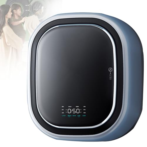 CGLYYDS Washing Machines Wall-Mounted Compact Mini,3kg Capacity Front Load Washing Machine, Full-Automatic Washing Machine and Spin Dryer, for Travel Apartments Dorms Socks Underwear