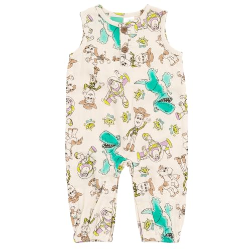 Image of Disney Toy Story Cotton Gauze Matching Family Outfit Dress & Romper & Shorts Set Newborn to Little Kid Sizes (Newborn - 7-8)