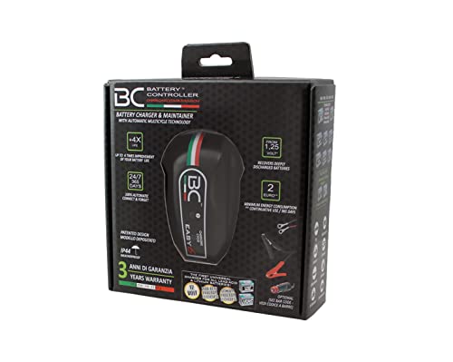 Cargador de baterías y mantenedor 12V de coche y moto BC Battery Controller EASY 6 2