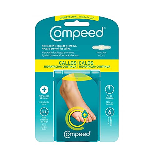 Compeed198102.8 Callos Continuous Hydration Pack of 6, Plastic