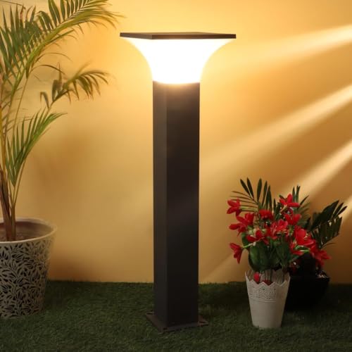 Image of JACKAL 10W LED Pathway Light Walkway Lights, Gate Pillar Outdoor Floor Lamp Aluminium IP65 Waterproof Bollard Lights for Driveway Yard, Terrace, Lawn, Patio and Garden Decoration | 1-Year Warranty
