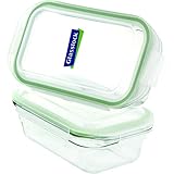 Glasslock 4-Piece Oven Safe Bakeware Rectangle Set, 9 by 5-Inch