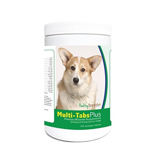 Healthy Breeds Cardigan Welsh Corgi Multi-Tabs Plus Chewable Tablets 365 Count