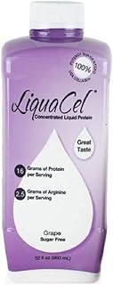 Global Health Products LiquaCel Liquid Protein, 2 Pack of 32 Ounces Grape